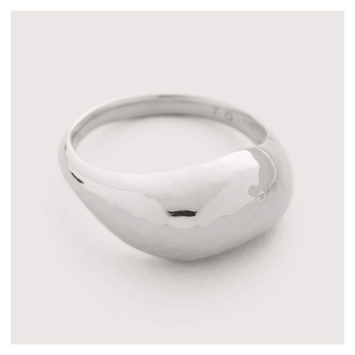 Silver Deia Domed Ring main product photo