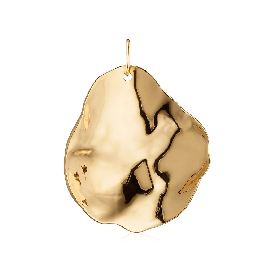 Gold Nura Small Shell Pendant Charm main product photo