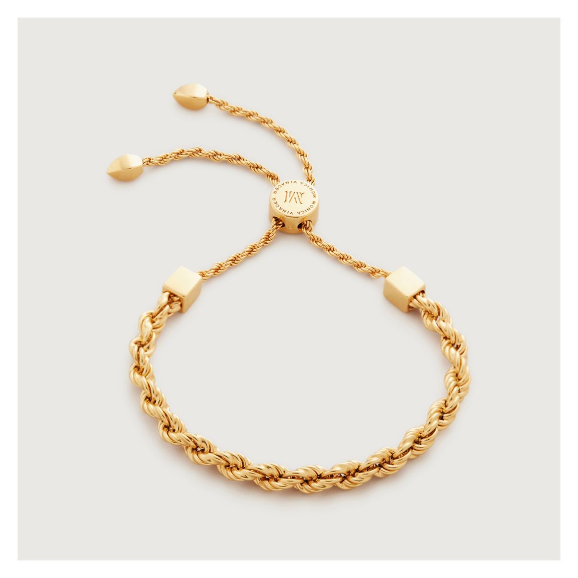 Gold Corda Friendship Chain Bracelet main product photo