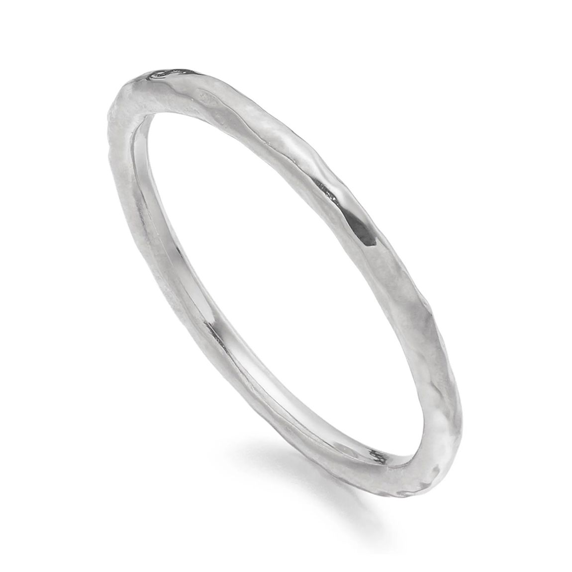 Silver Siren Hammered Ring main product photo