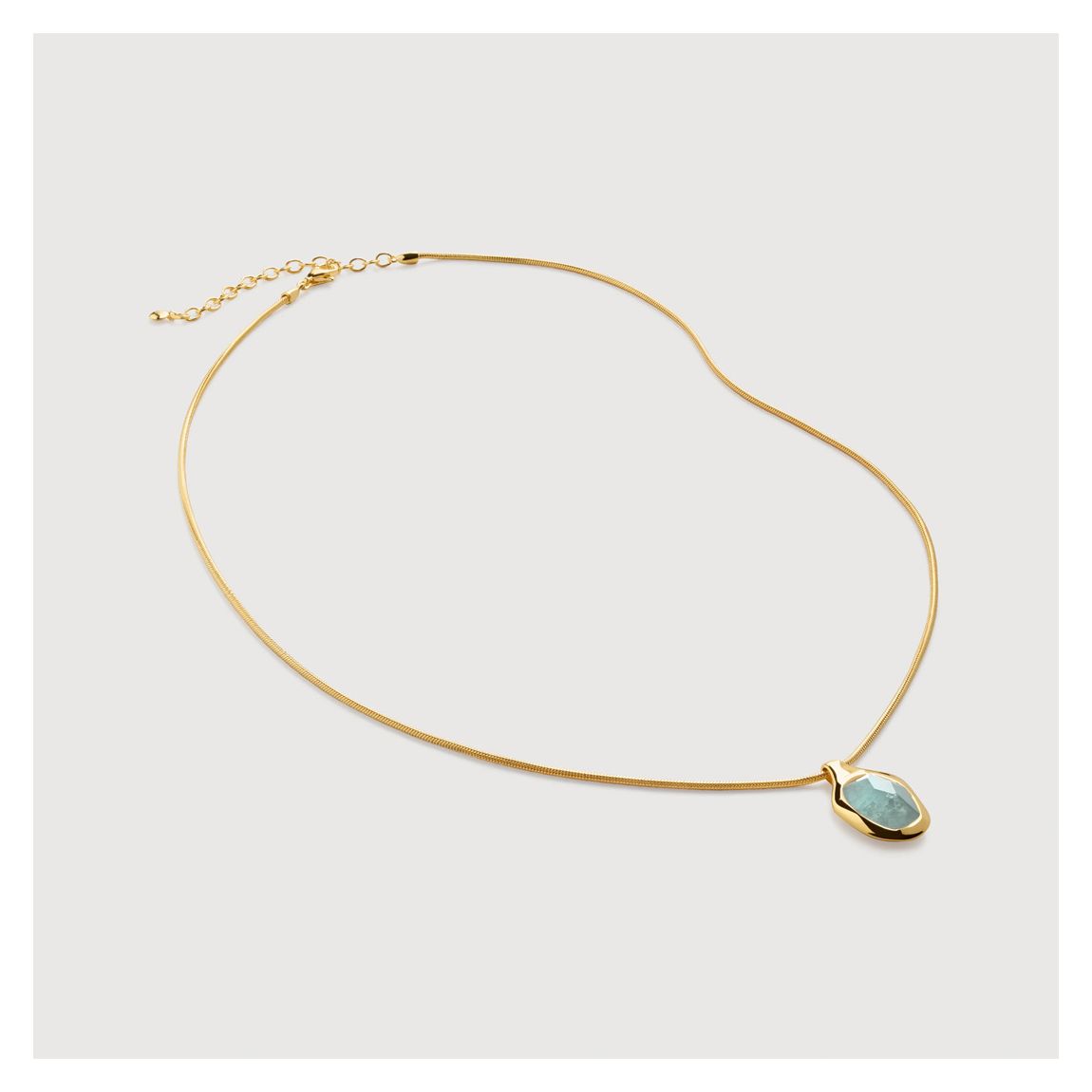 Aquamarine Odyssey Gemstone Necklace main product photo