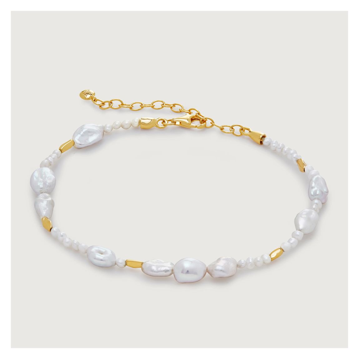 Gold Pearl Scatter Bracelet main product photo