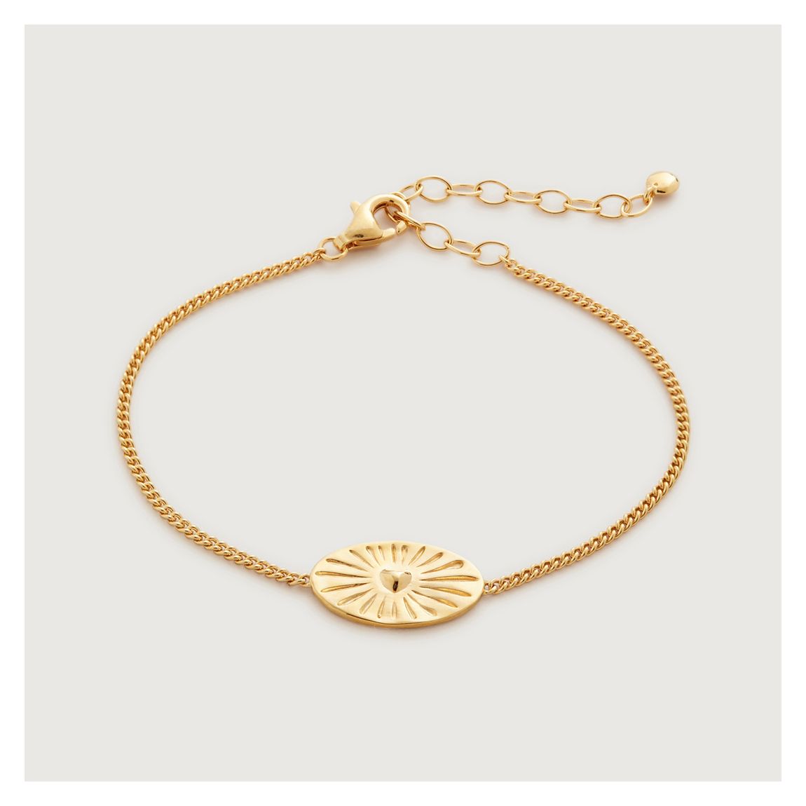 Gold Talisman Heart Bracelet main product photo