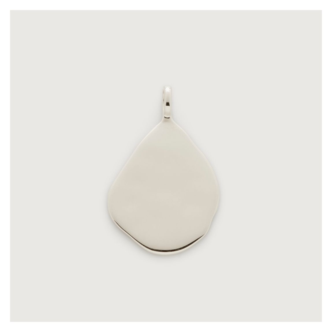 Silver Siren Teardrop Pendant Charm main product photo