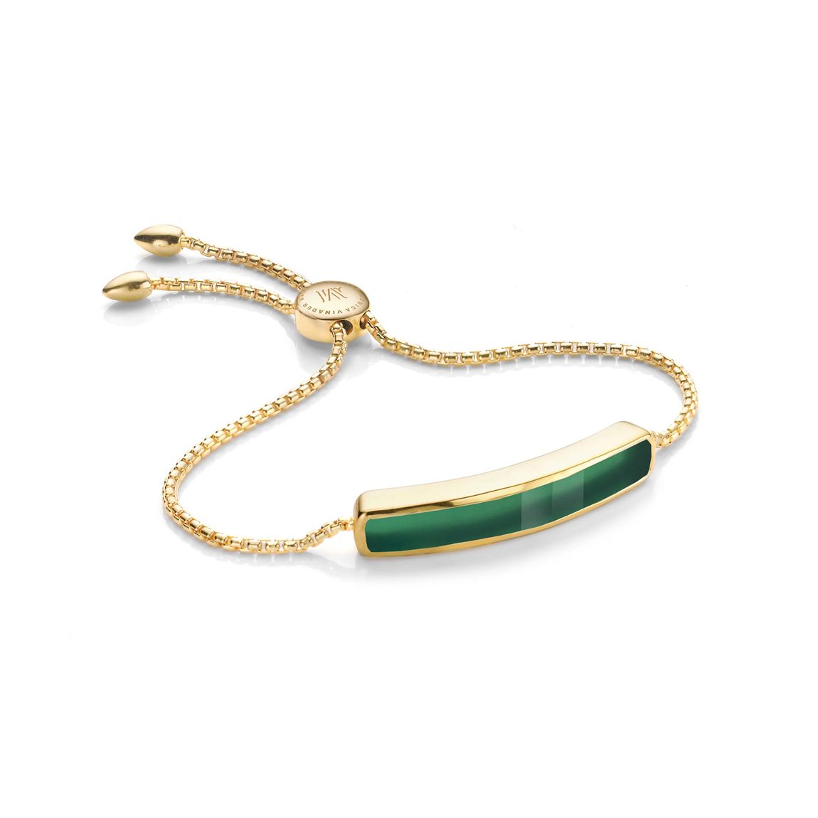Green Onyx Gold Baja Bracelet main product photo