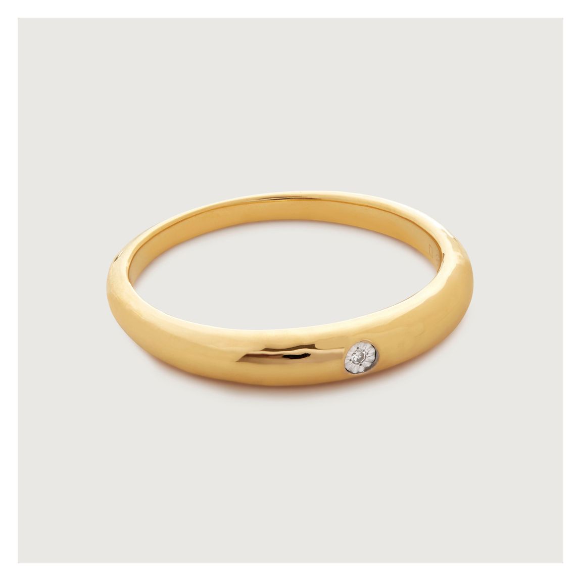 Gold Deia Mini Diamond Ring main product photo
