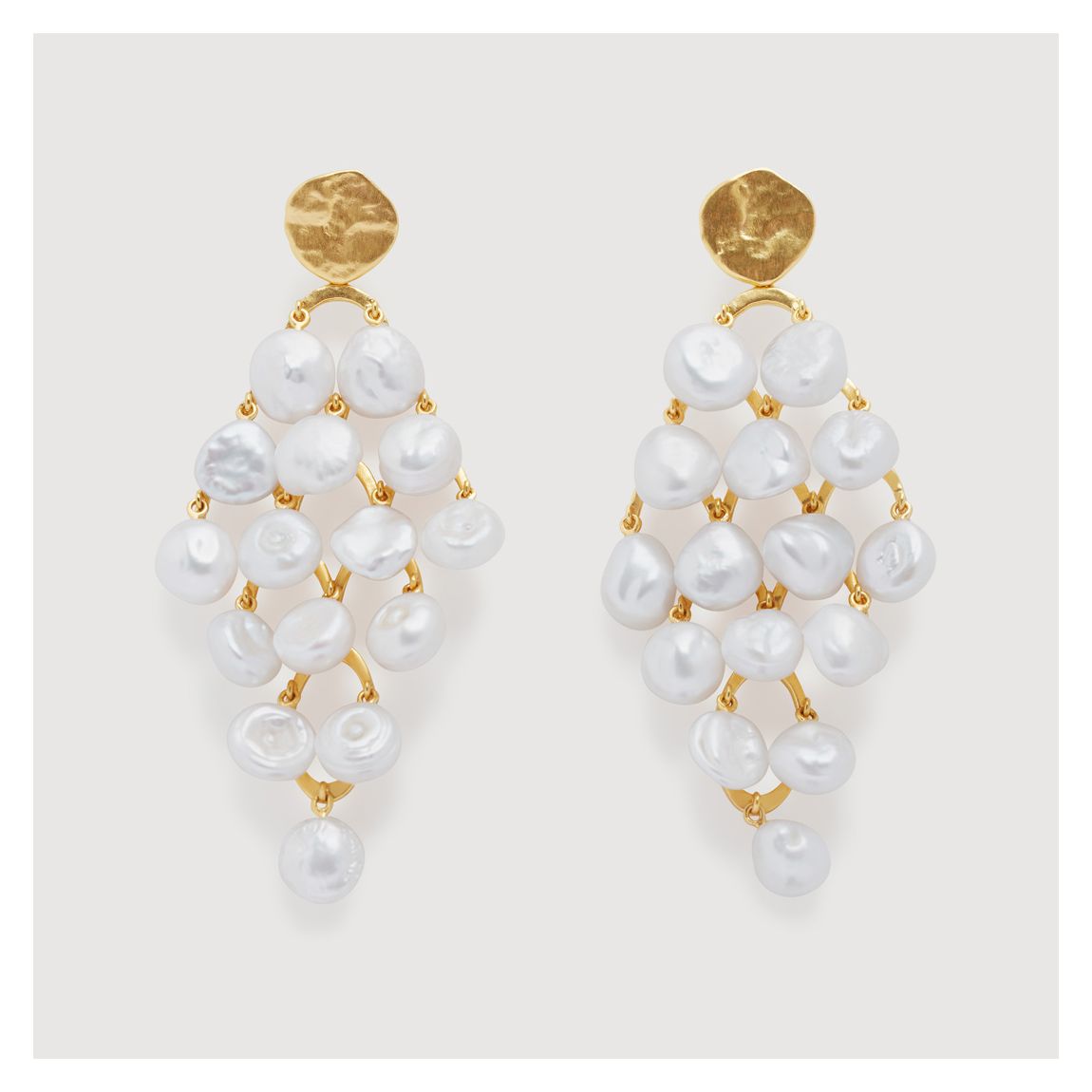 Pearl Capri Keshi Pearl Cocktail Earrings main product photo