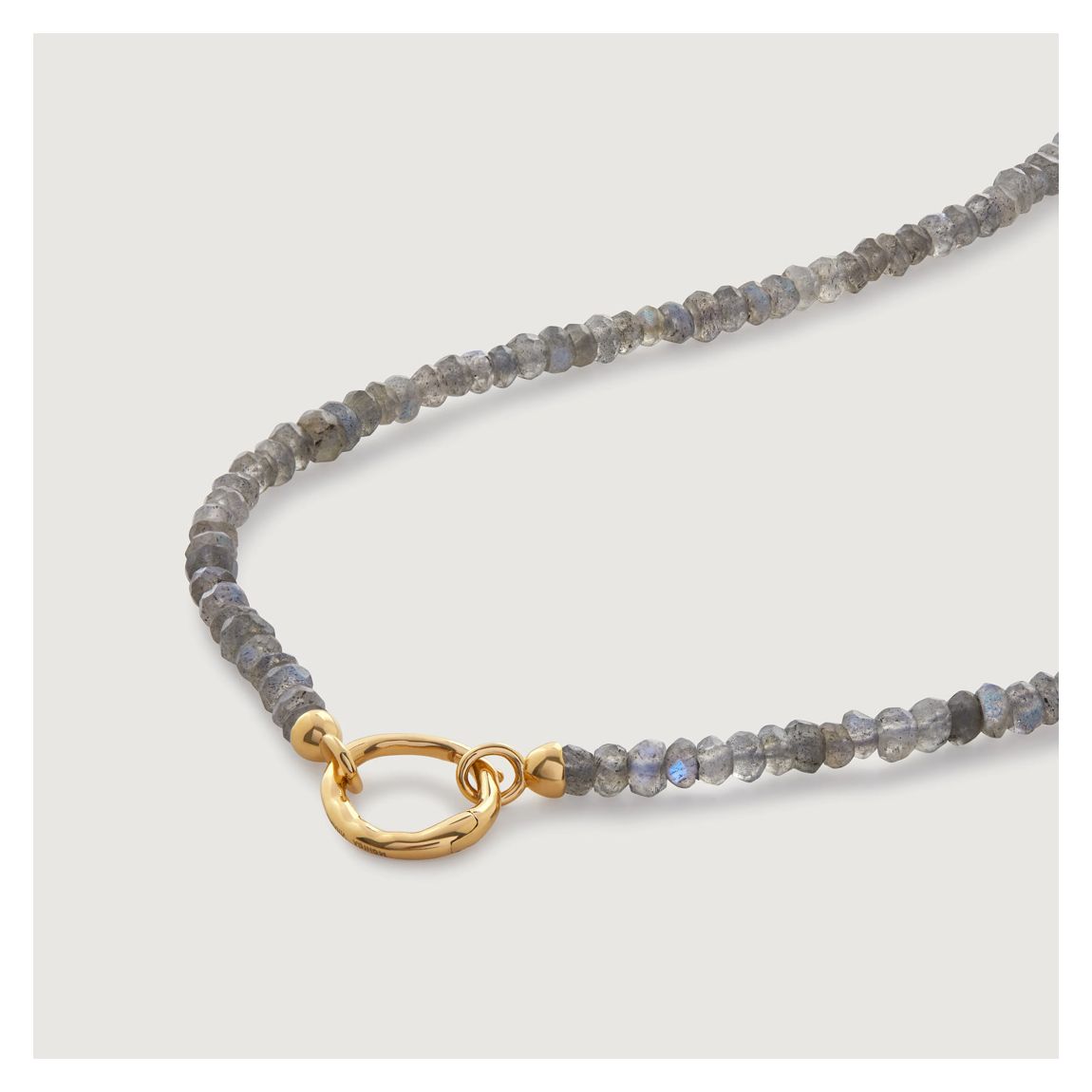 Gold Plated Capture Beaded Necklace main product photo