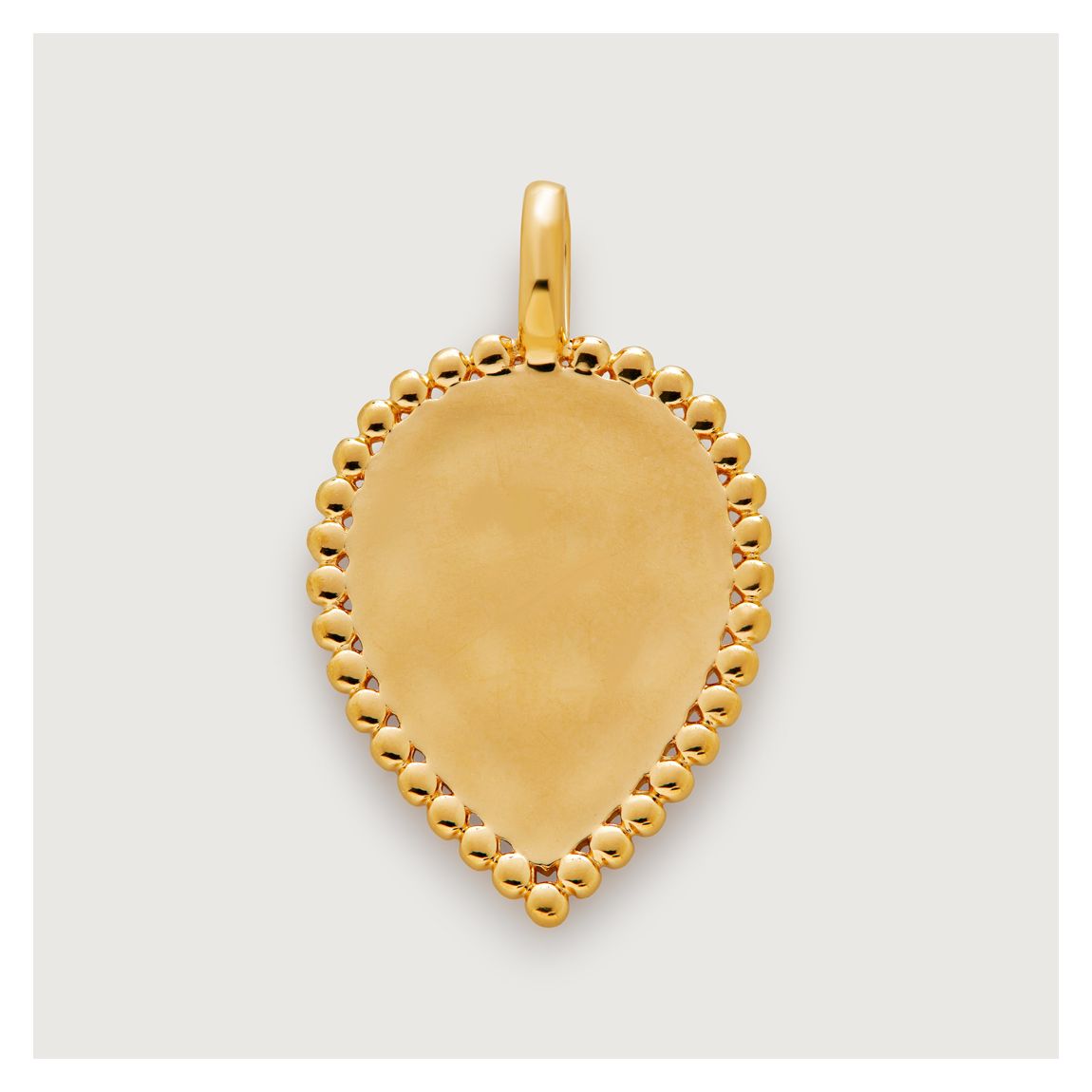 Gold Plated Deia Beaded Lotus Pendant Charm main product photo