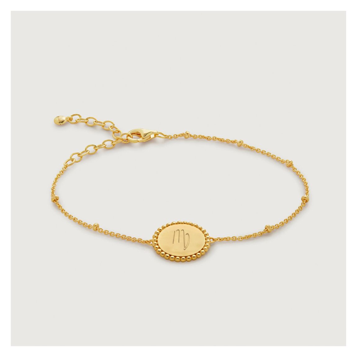 Gold Vermeil Deia Beaded Chain Bracelet main product photo