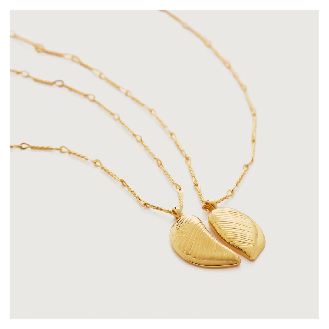Gold Plated Togetherness Chain Necklace main product photo