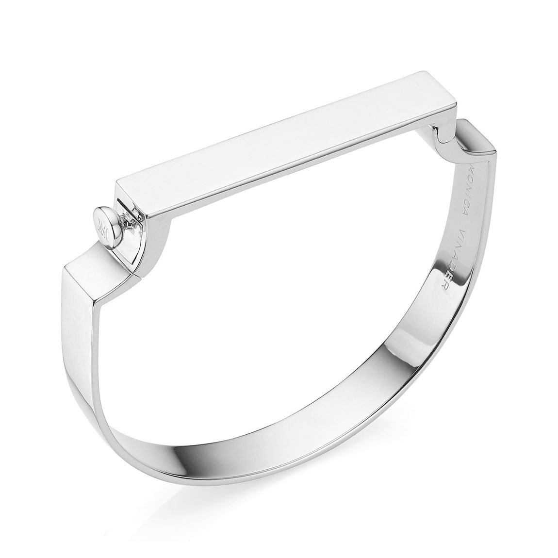 Silver Signature Bangle main product photo