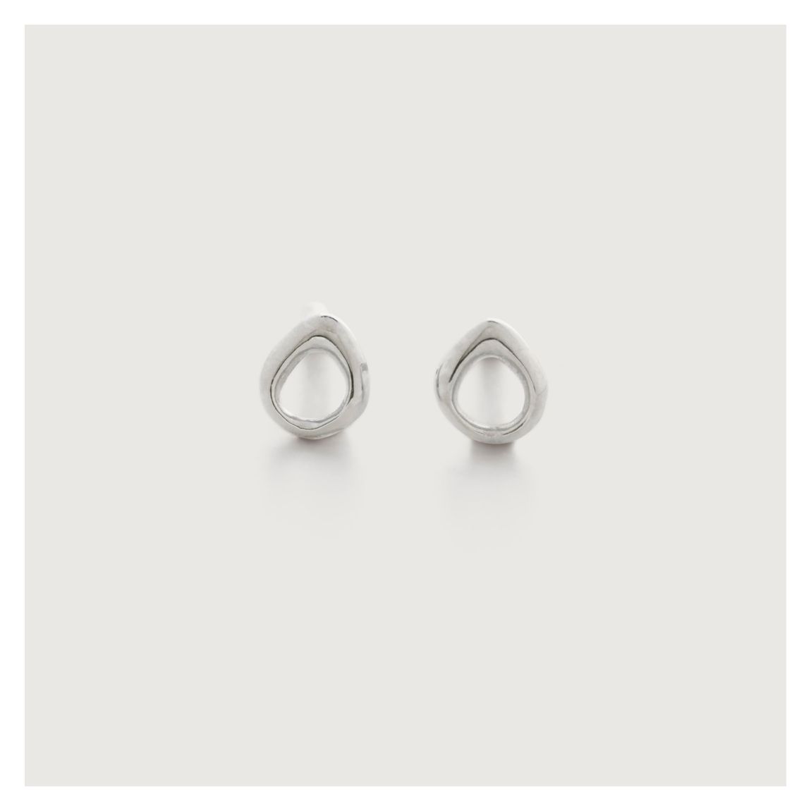 Silver Nura Reef Open Stud Earrings main product photo