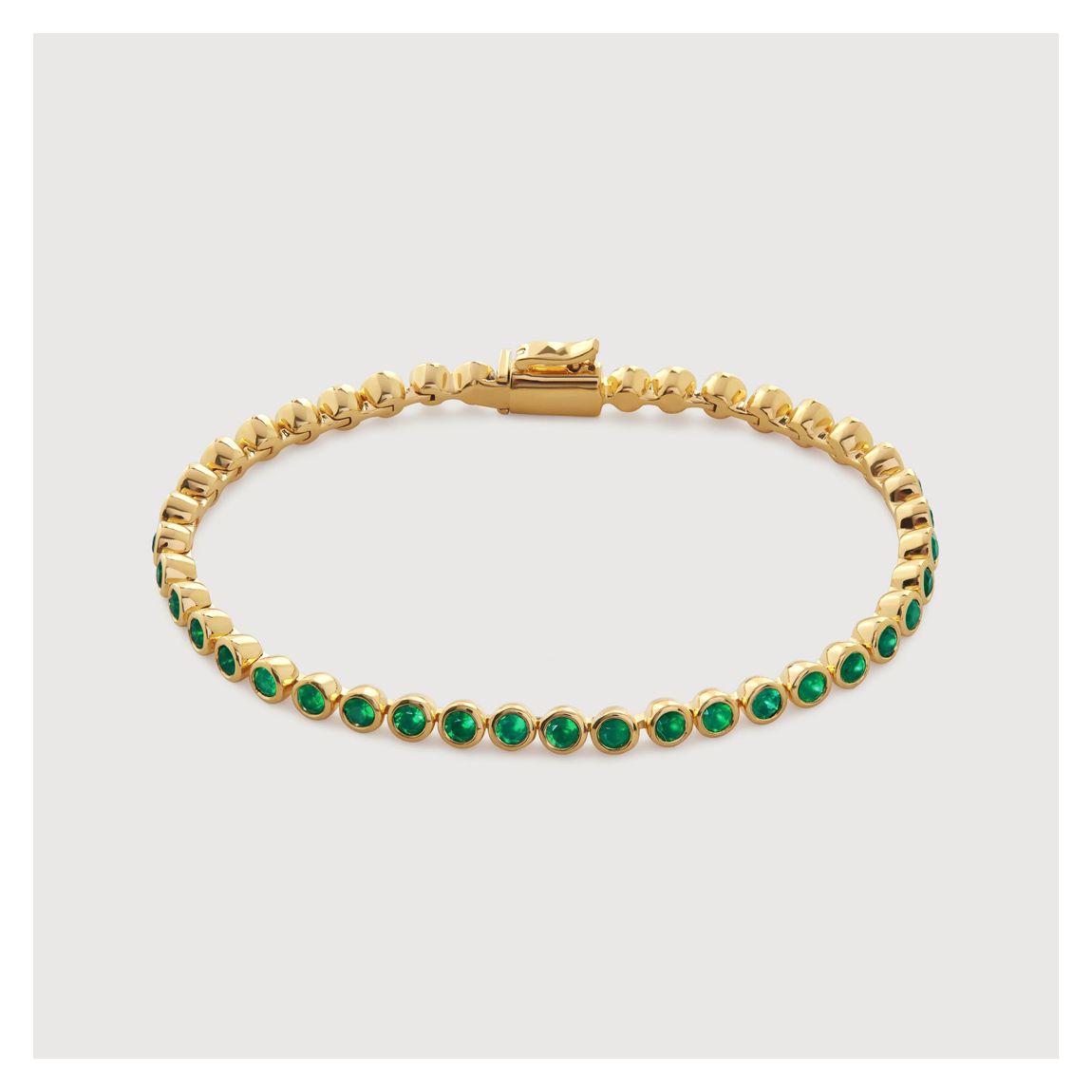 Gold Rio Neutral Gemstone Beaded Necklace main product photo