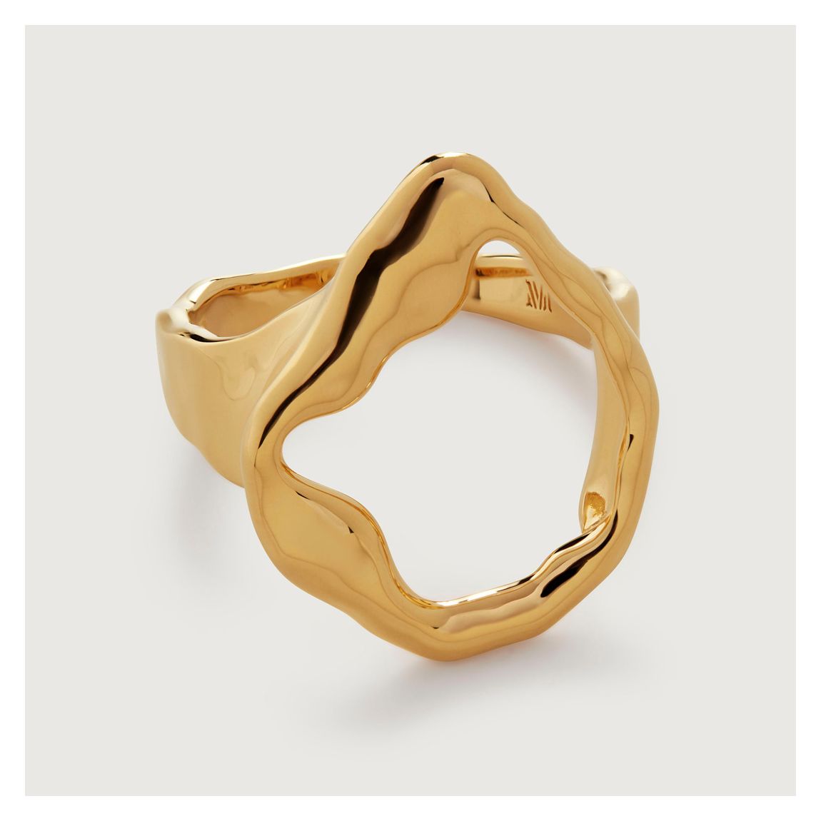 Gold Amy Powney Lagoon Open Ring main product photo