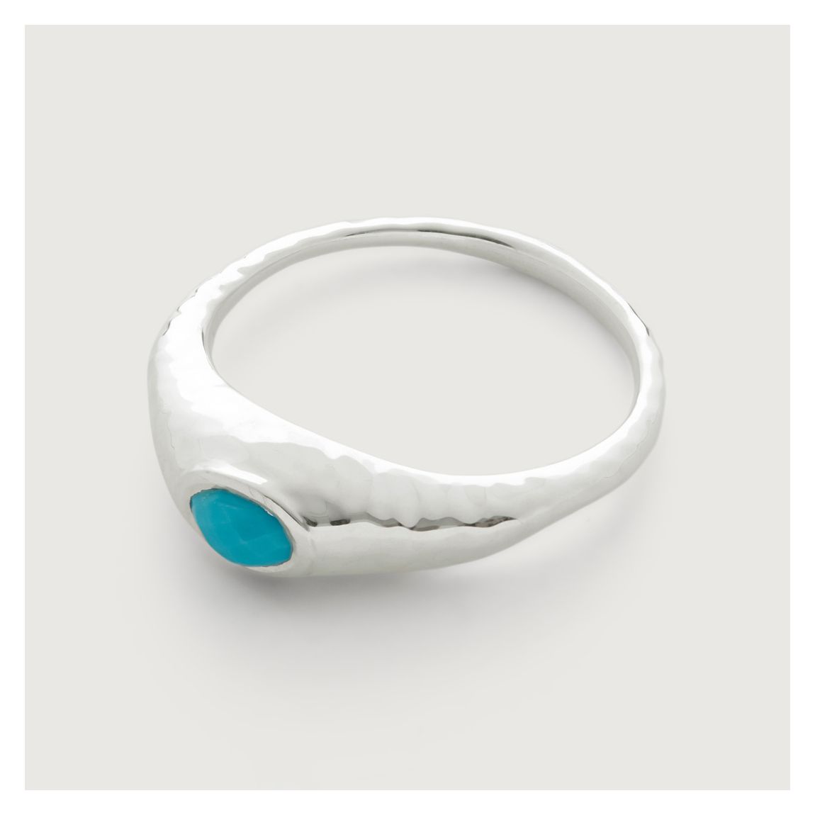 Silver Deia Gemstone Ring main product photo