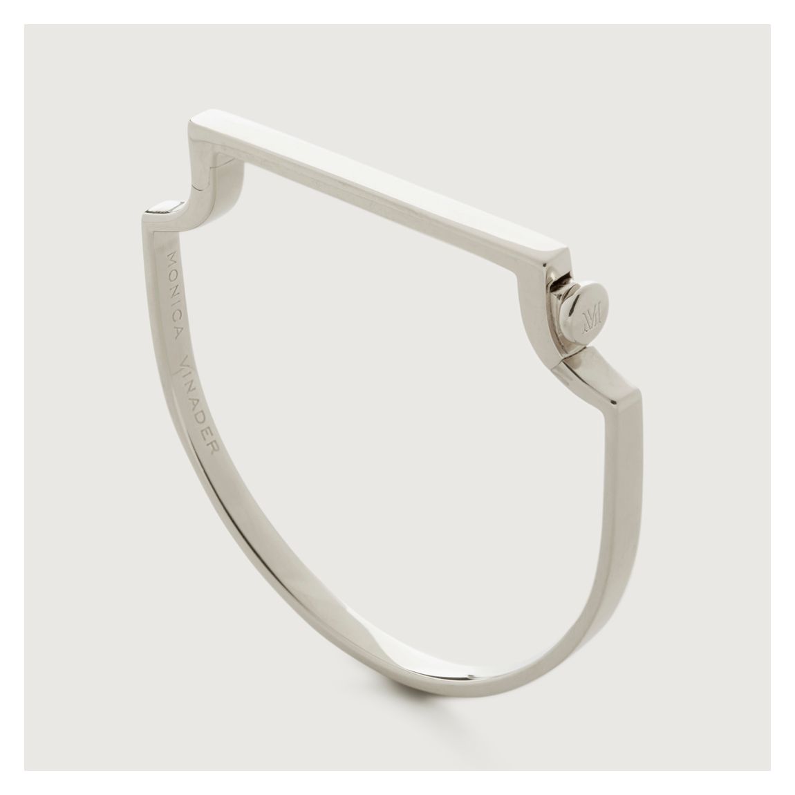 Silver Signature Bangle main product photo