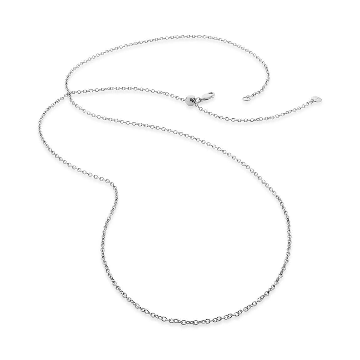 Silver Rolo Chain Necklace main product photo