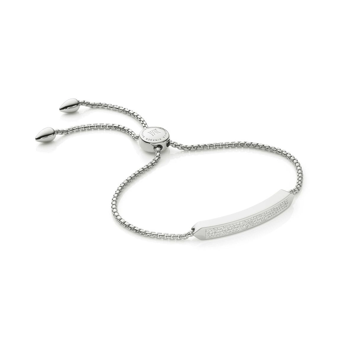 White Diamond Baja Skinny Bracelet main product photo
