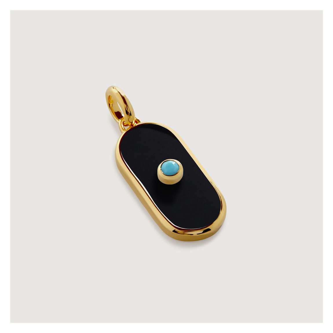 Black Onyx Havana Gemstone Pendant Charm main product photo