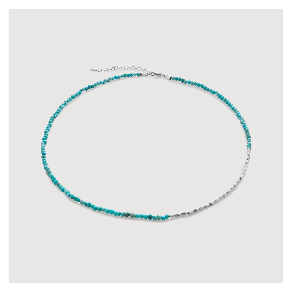 Turquoise Strength Beaded Gemstone Necklace main product photo