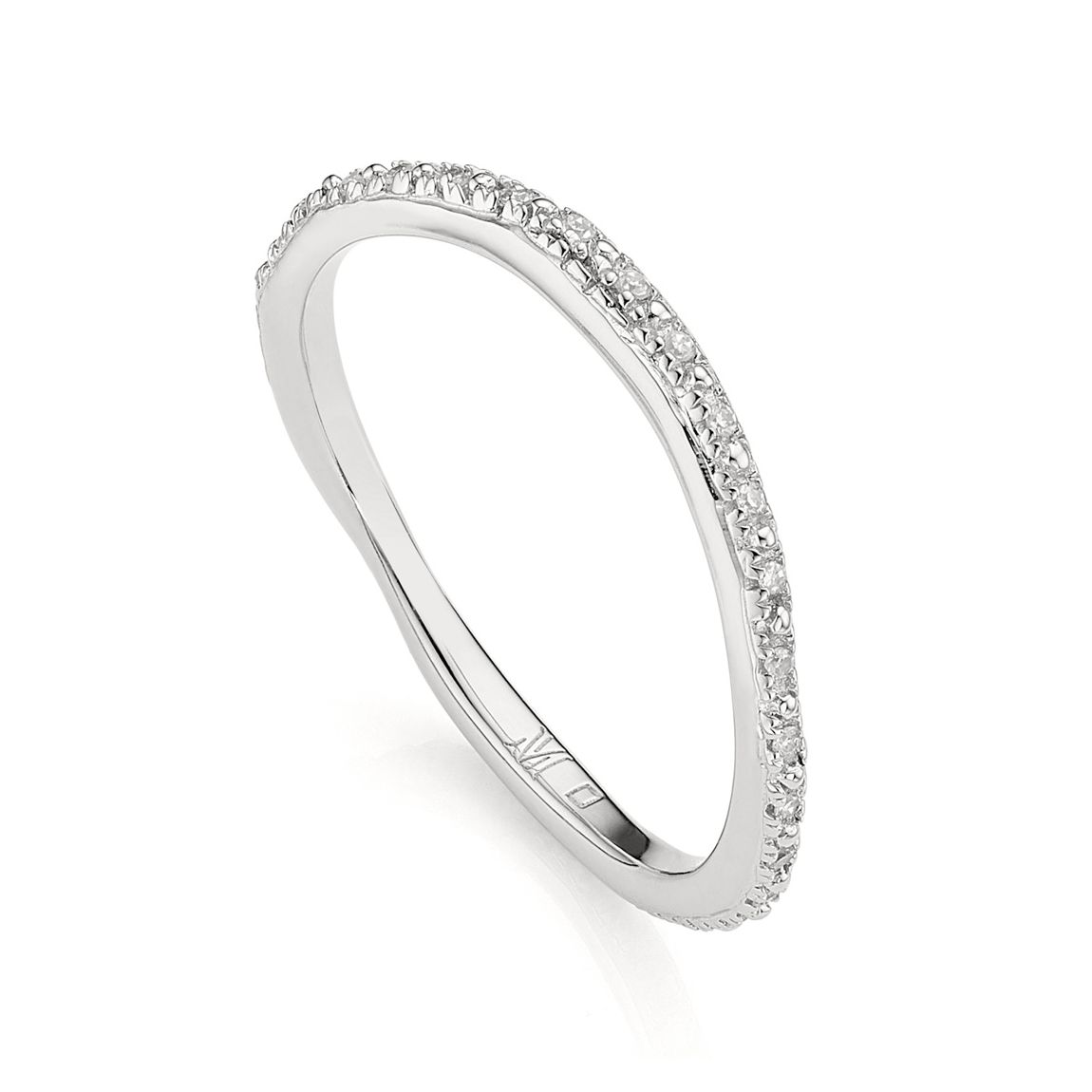 Silver Riva Wave Eternity Ring main product photo
