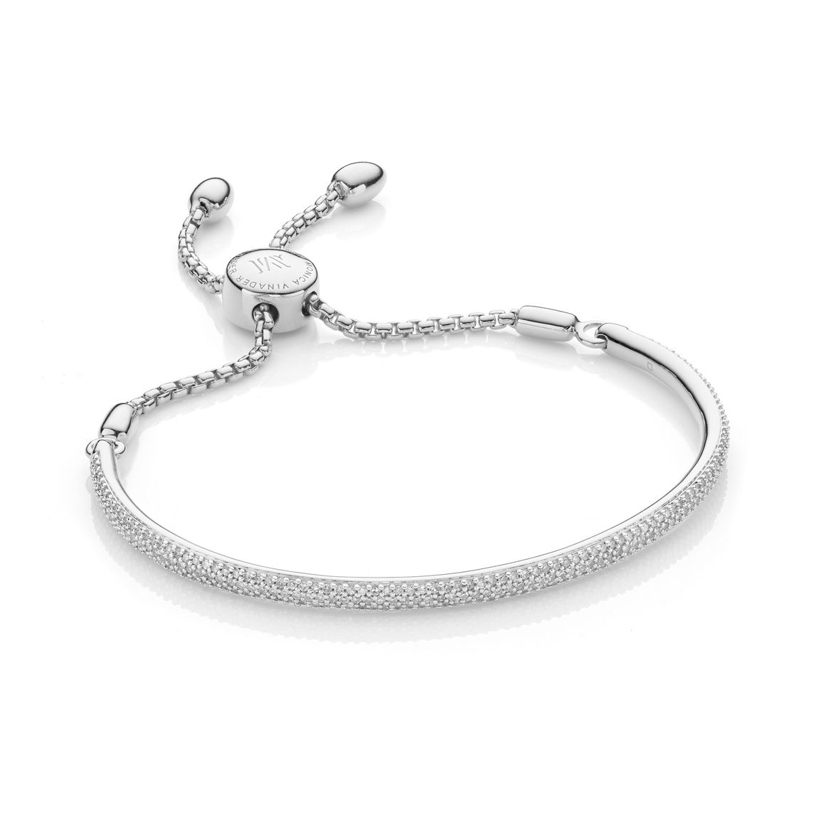 Silver Fiji Diamond Bar Bracelet main product photo