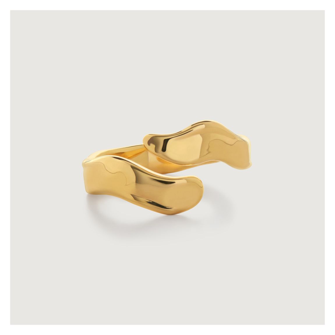 Gold The Wave Wrap Ring main product photo