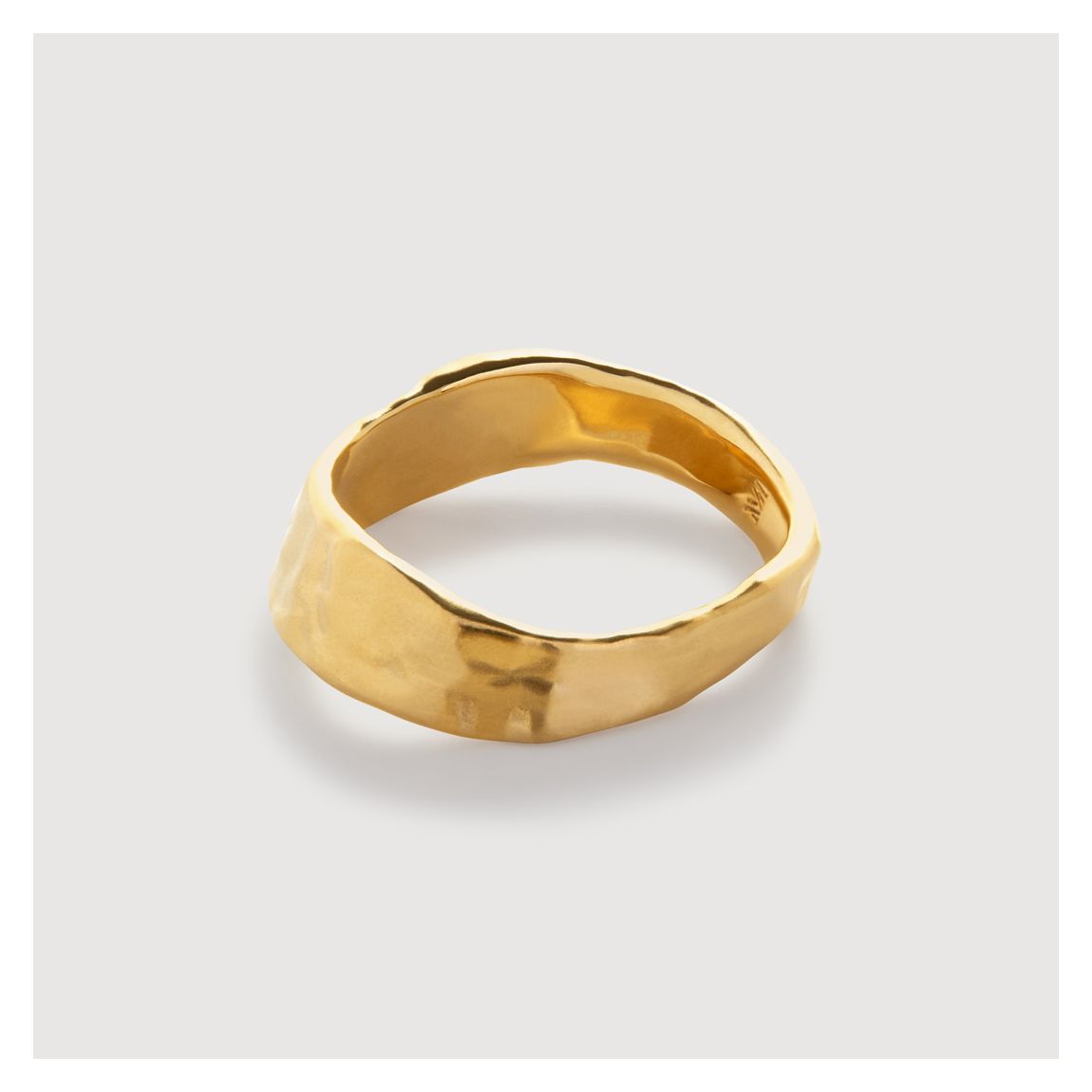 Gold Capri Stacking Ring main product photo