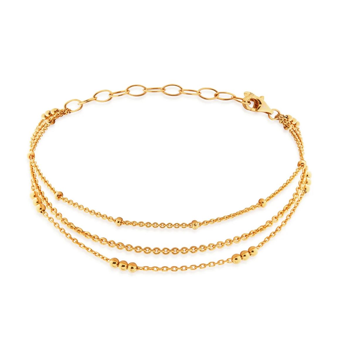 Gold Layered Chain Bracelet main product photo