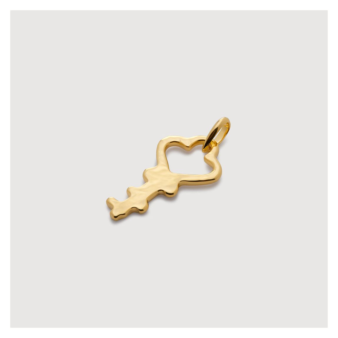 Gold Key Pendant Charm main product photo