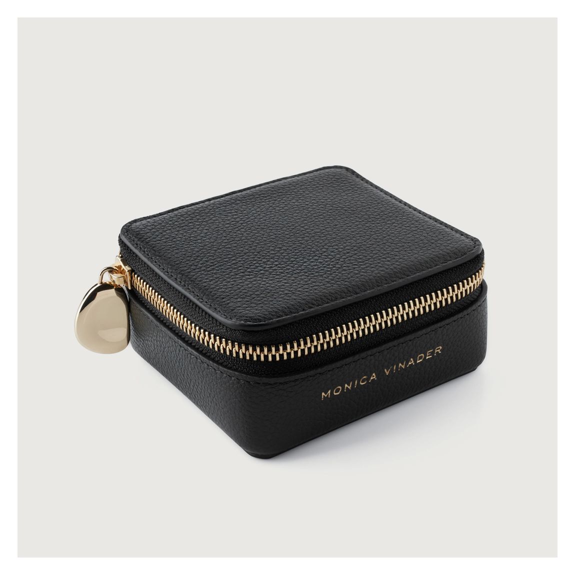 Black Leather Jewellery Box main product photo