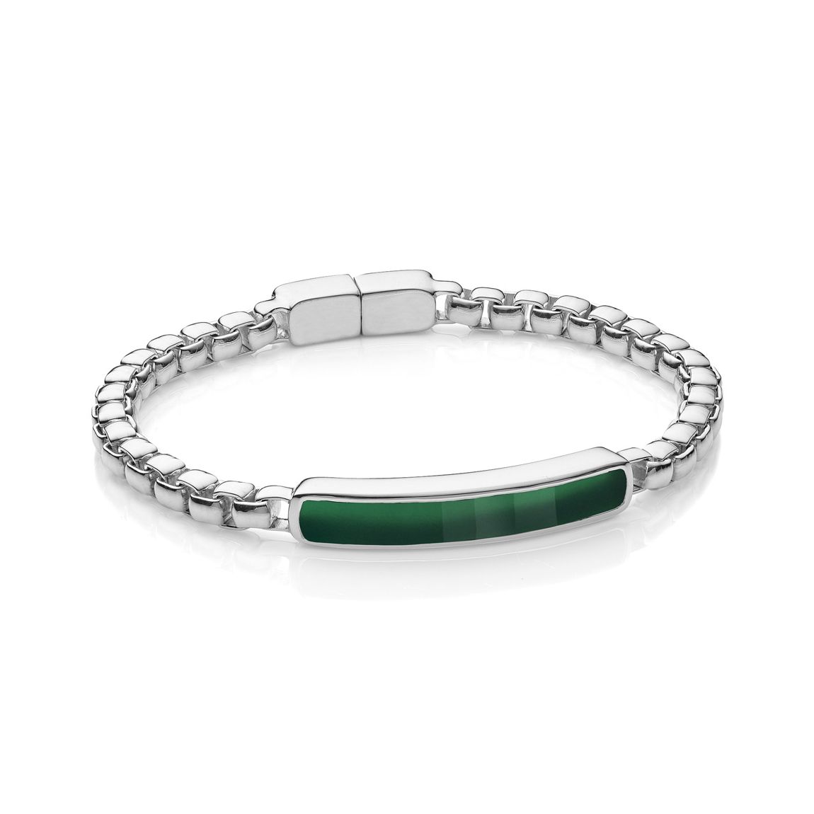 Green Onyx Baja Men's Bracelet main product photo