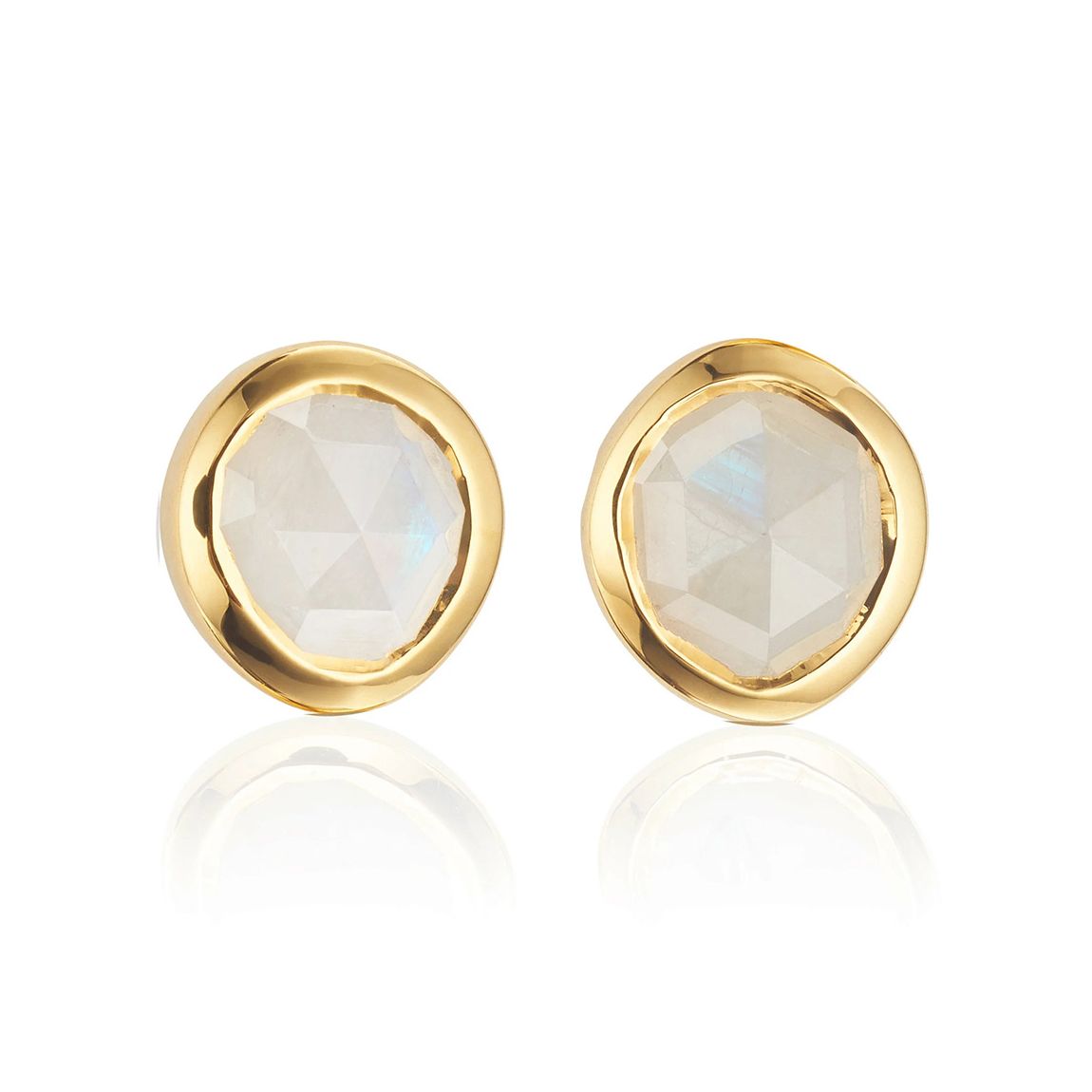 Moonstone Siren Mini Stud Earrings main product photo