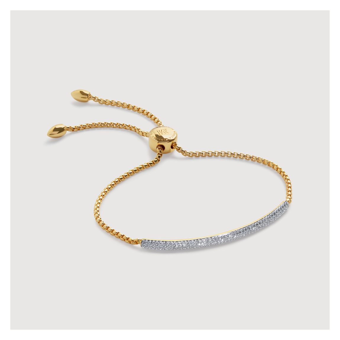Gold Plated Fiji Diamond Mini Bar Bracelet main product photo