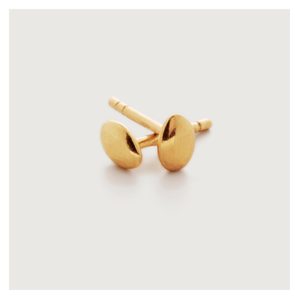Gold Nura Mini Nugget Stud Earrings main product photo