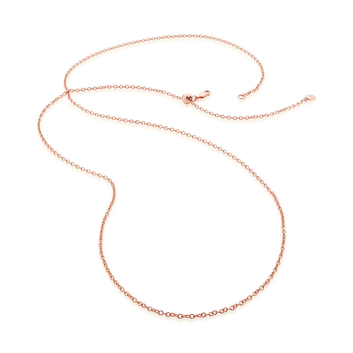 Rose Gold Rolo Chain Necklace main product photo