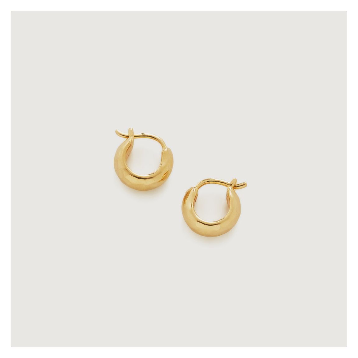 Gold Plated Siren Mini Domed Huggies main product photo