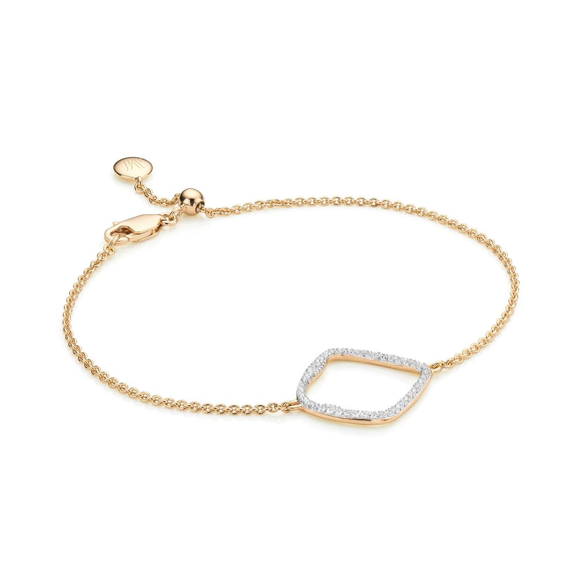 Gold Riva Large Hoop Bracelet main product photo
