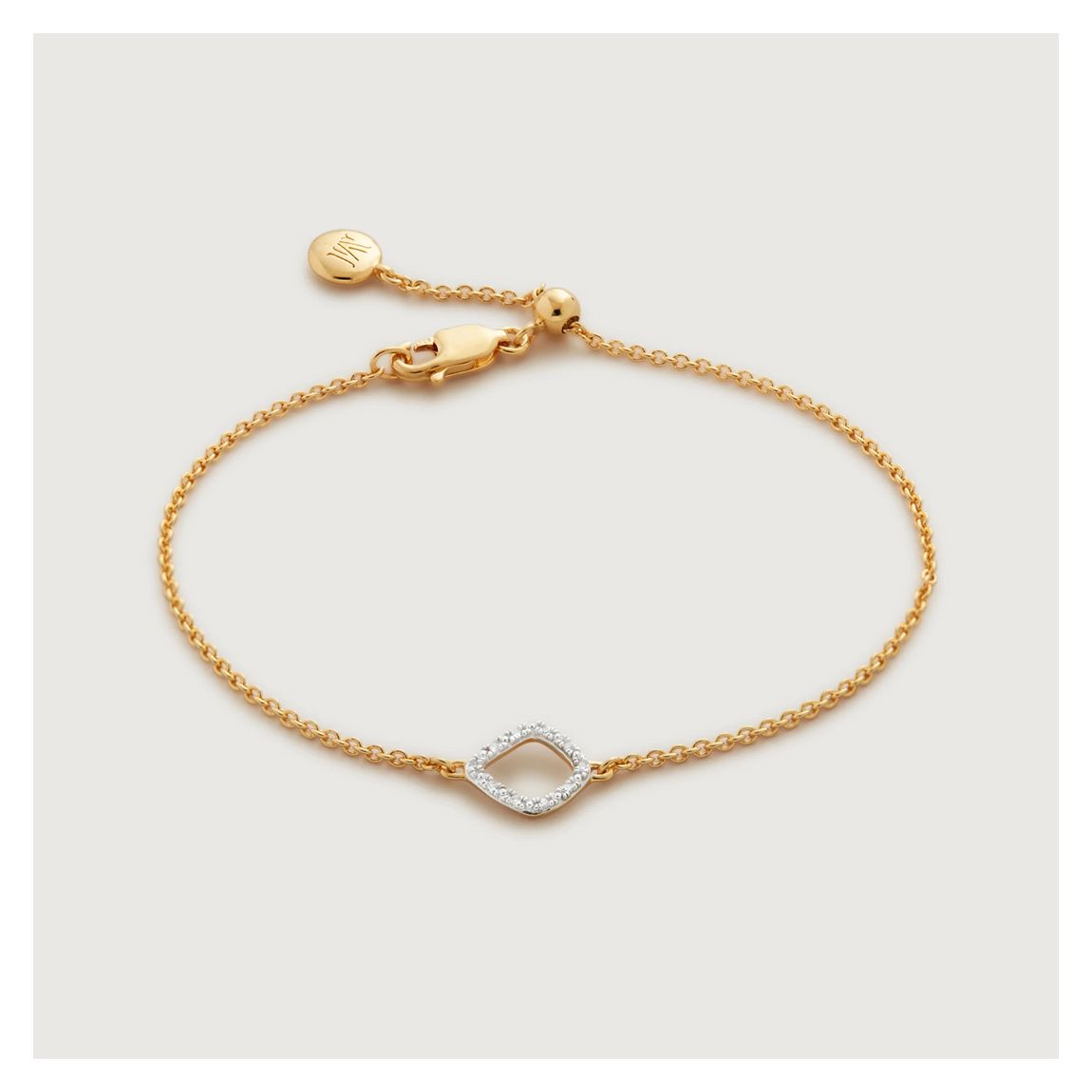 Gold Plated Riva Mini Kite Bracelet main product photo