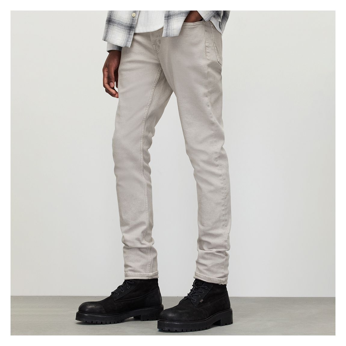 Light Grey Rex Overdye Jeans main product photo