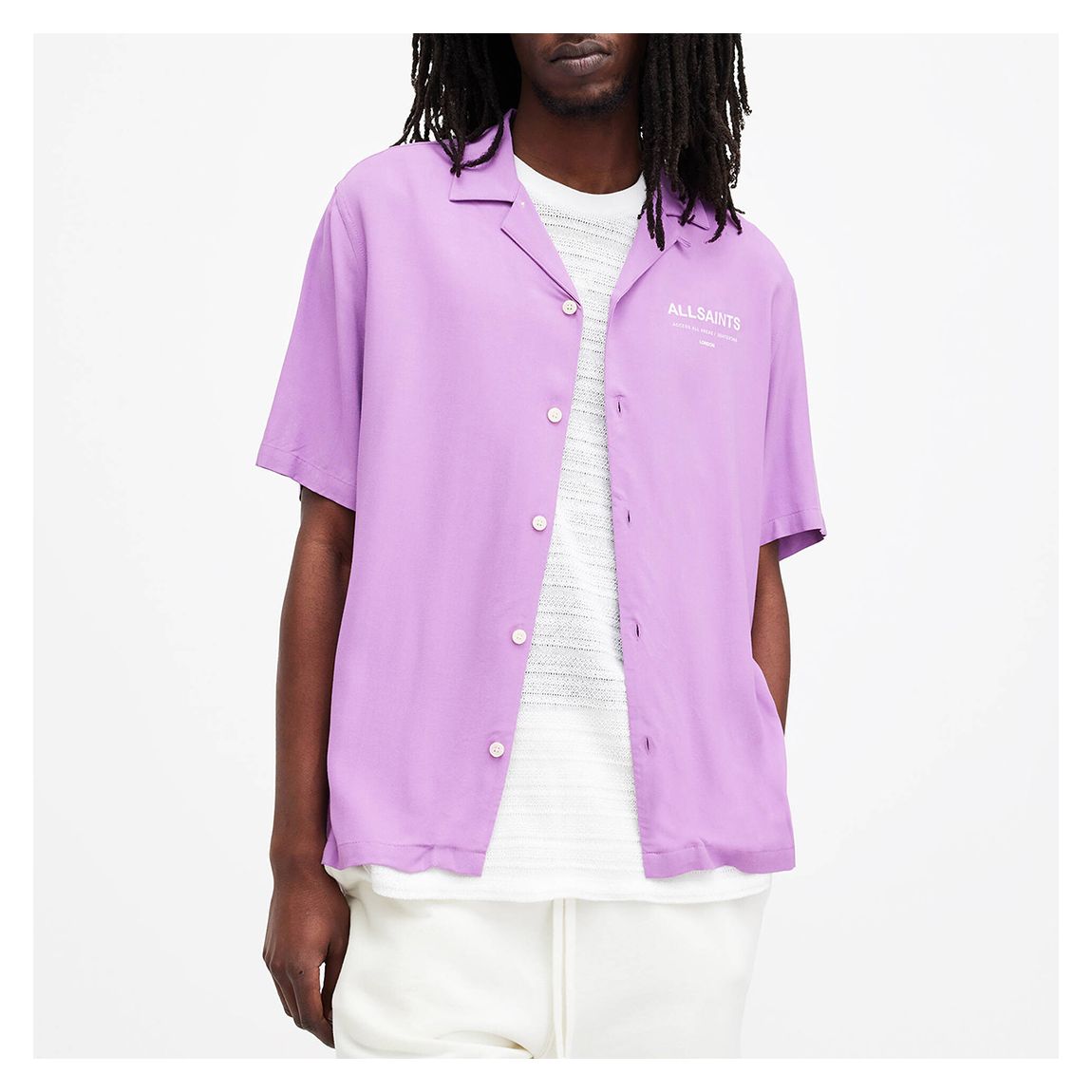 Purple Access Short Sleeve Shirt main product photo