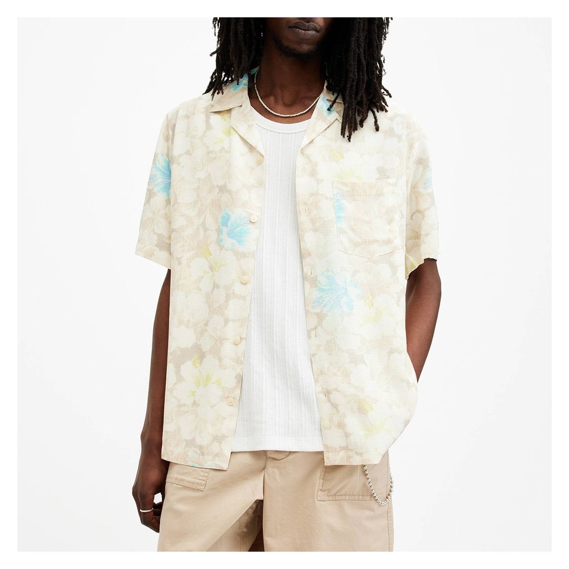 White Nevada Short Sleeve Shirt main product photo