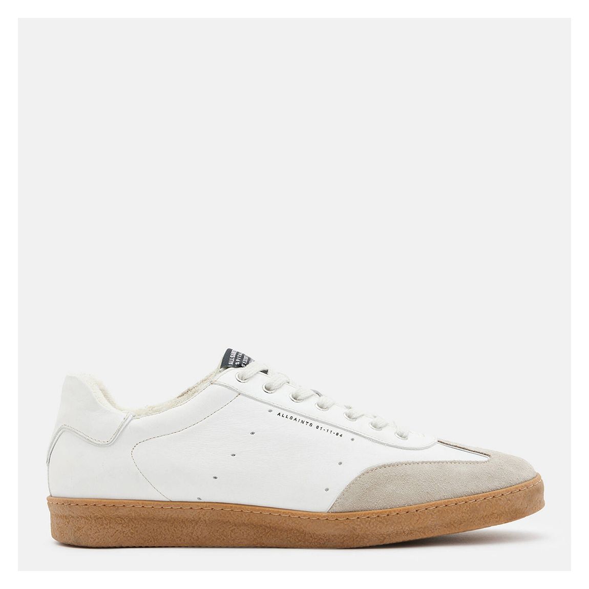 White Leather Low Top Trainers main product photo