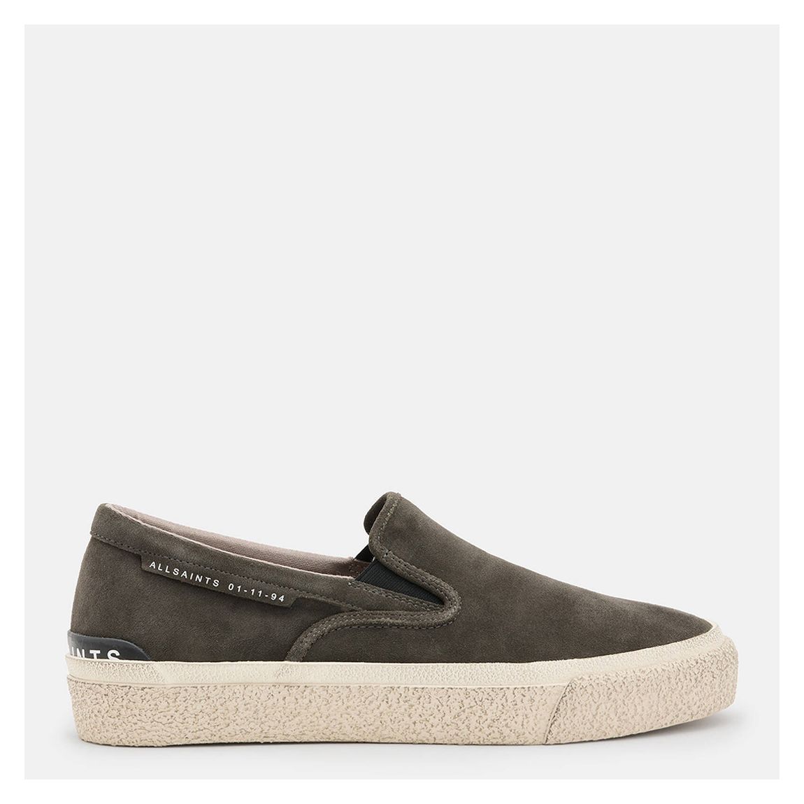 Grey Navaho Suede Slip On Trainers main product photo