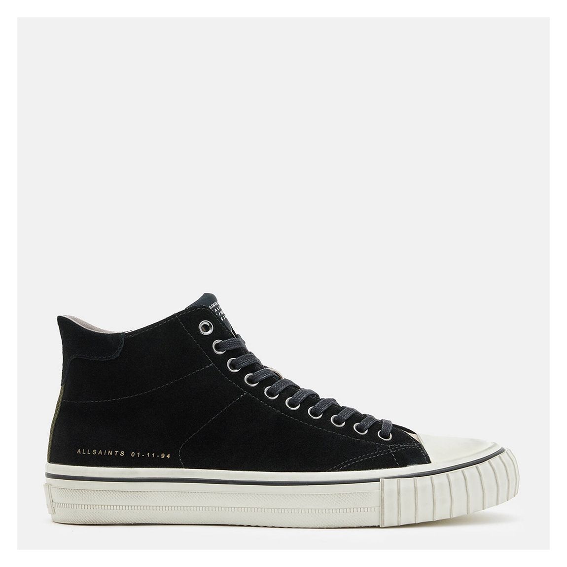 Black Lewis Lace Up High Top Trainers main product photo