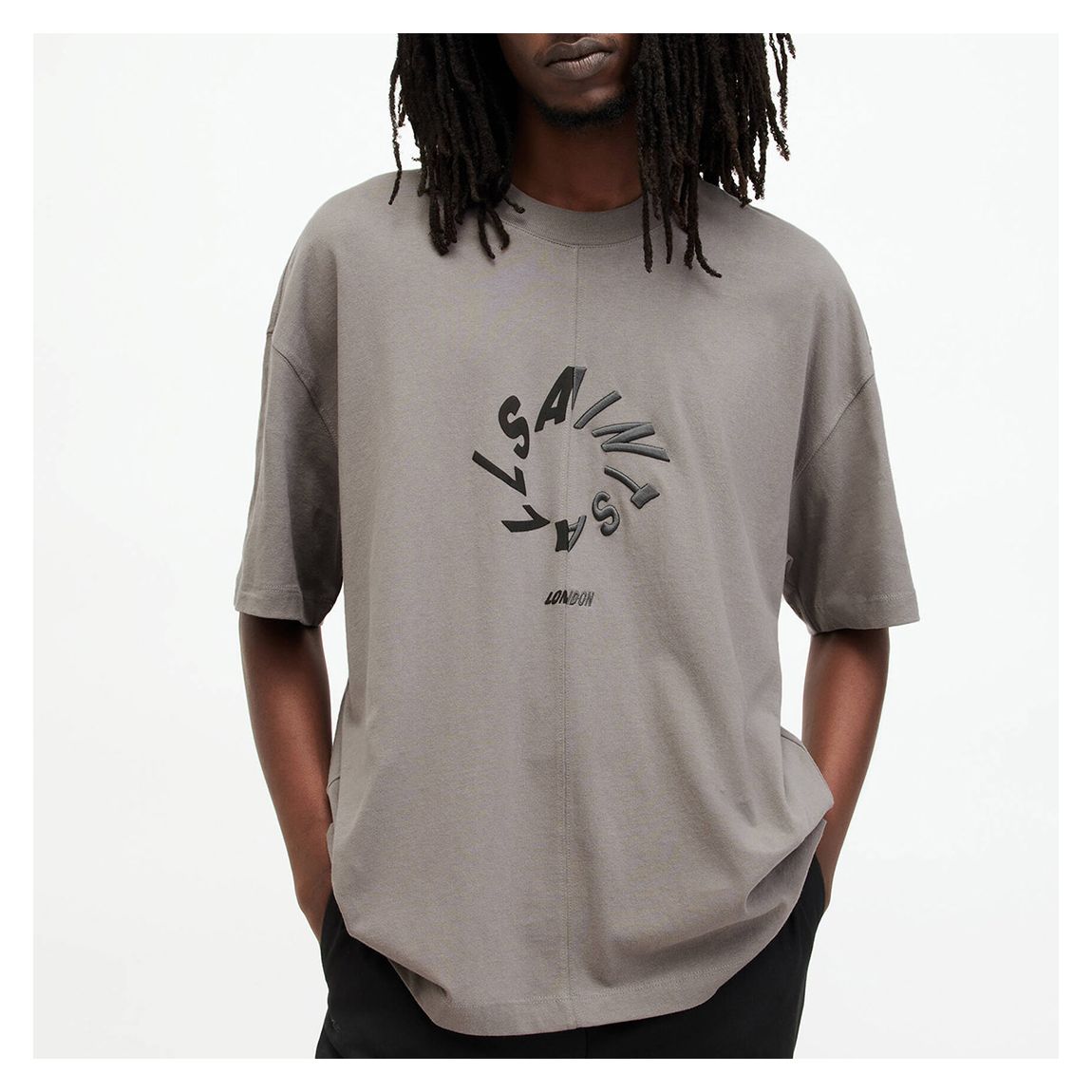 Charcoal Halo Oversized T-Shirt main product photo