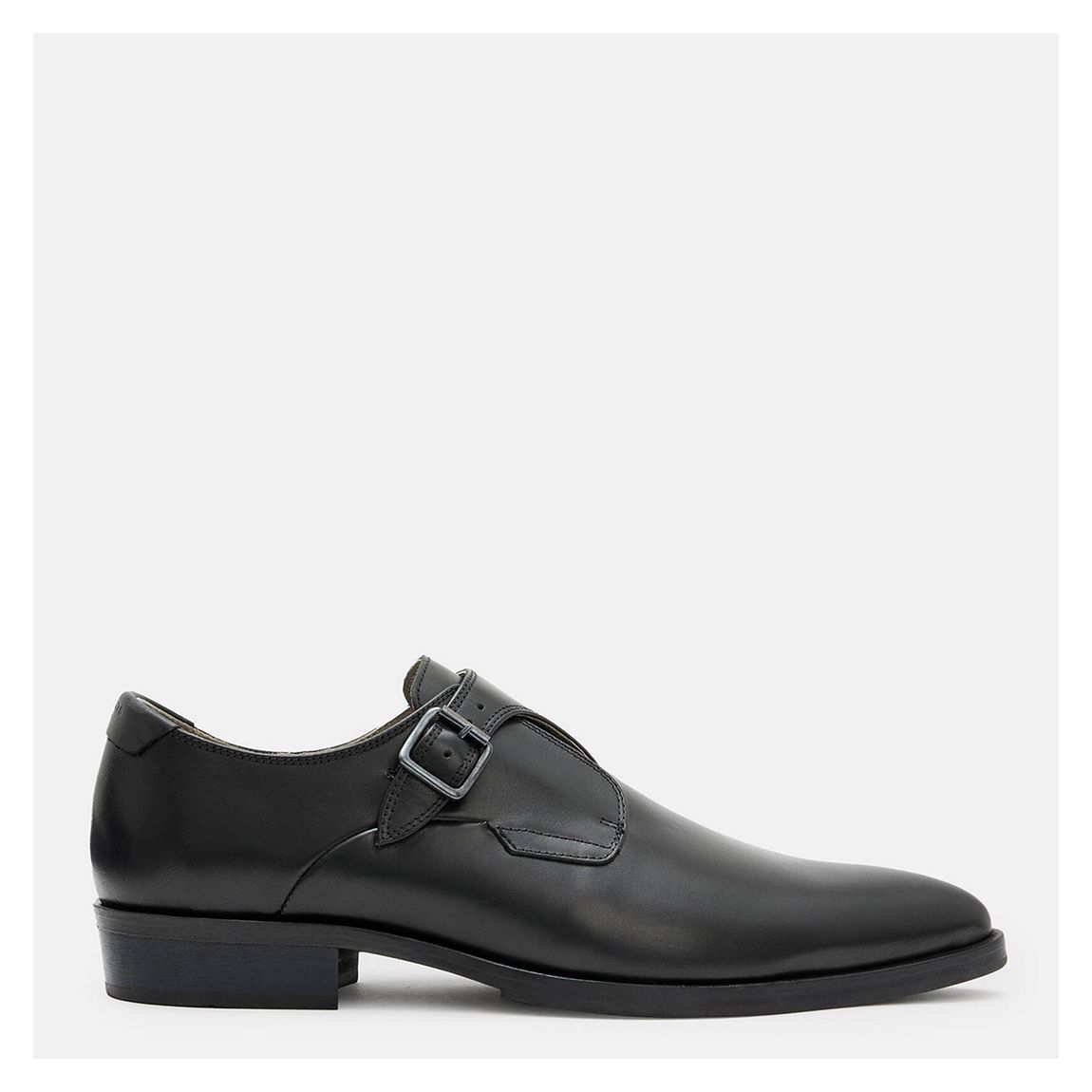 Black Keith Monk Leather Loafers main product photo