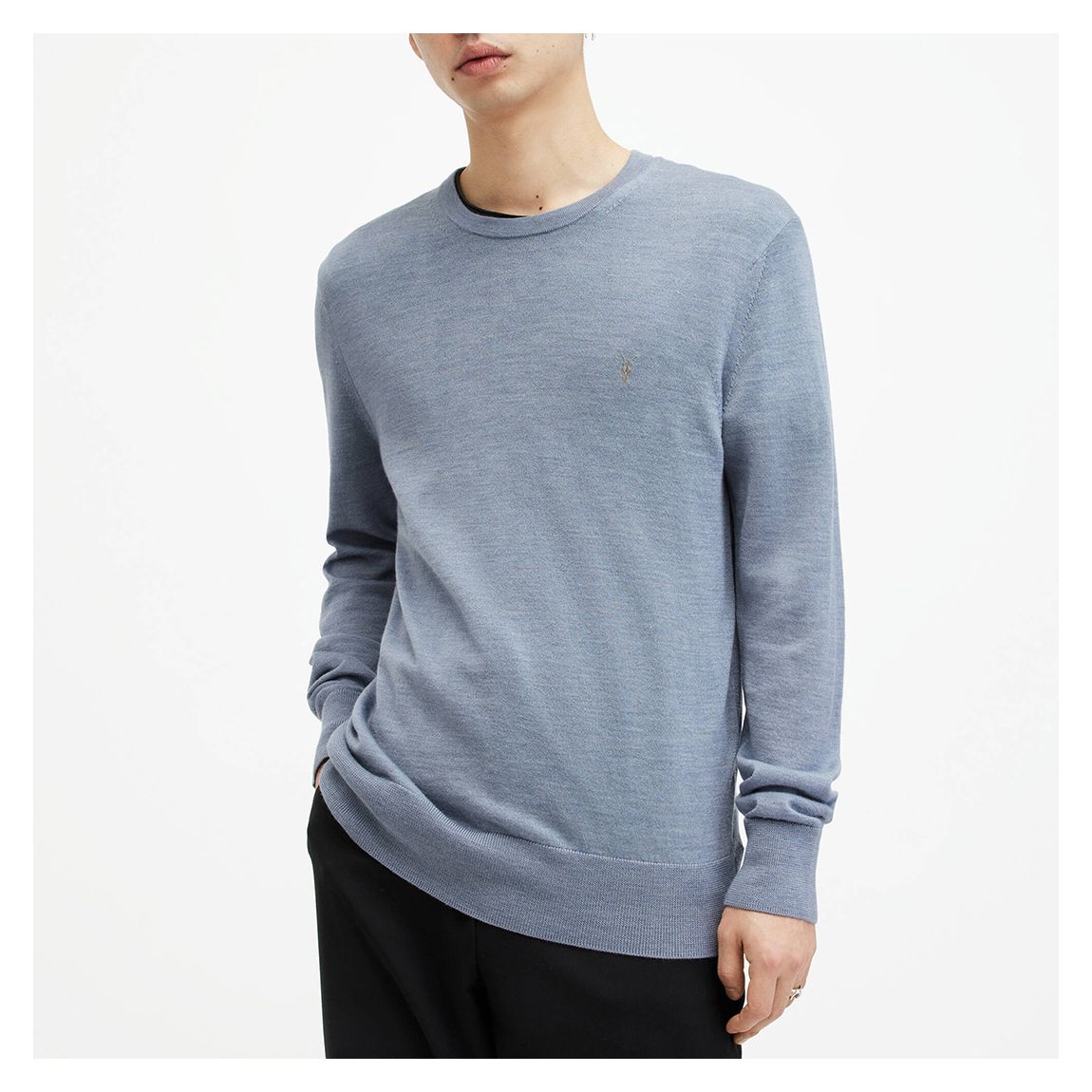 Blue Mode Merino Wool Crew Neck Jumper main product photo