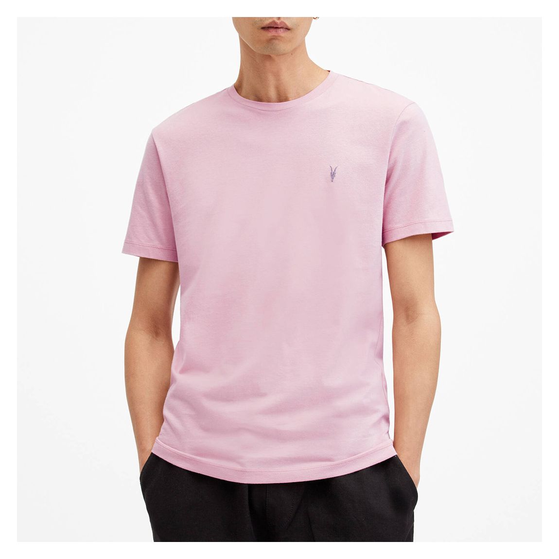 Pink Brace Crew Neck T-Shirt main product photo